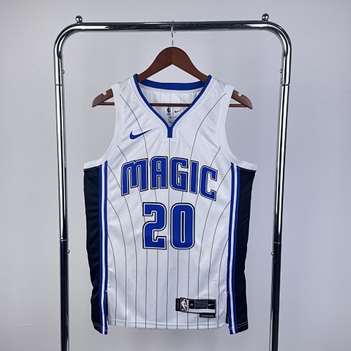 Orlando Magic #20 Home White 23 Season Basketball Jersey