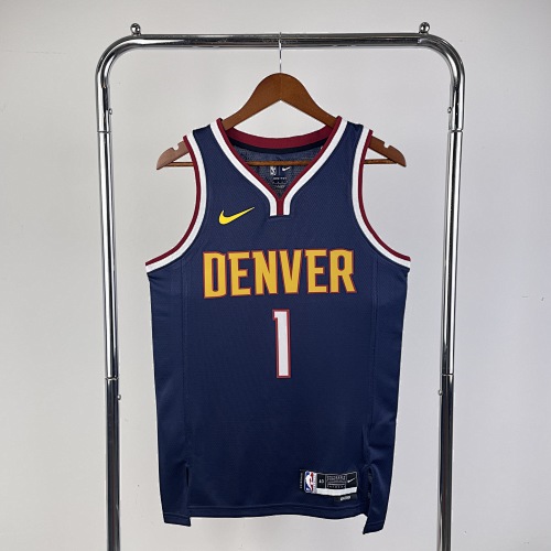 Denver Nuggets #1 Blue 23 Season Basketball Jersey