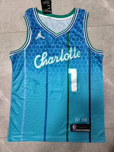 Charlotte Hornets LaMelo Ball City Edition 2022 Season Basketball Jersey