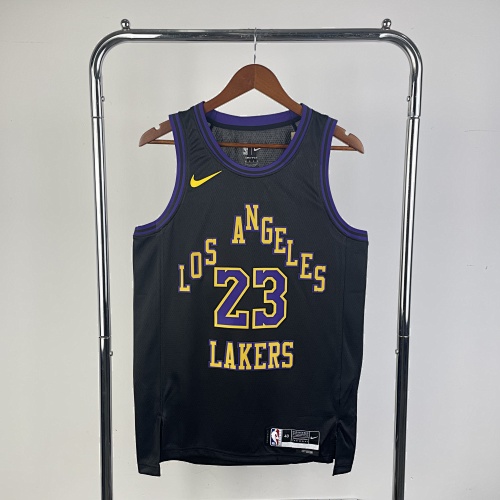 Los Angeles Lakers LeBron James #23 City Edition 26 Season Basketball Jersey