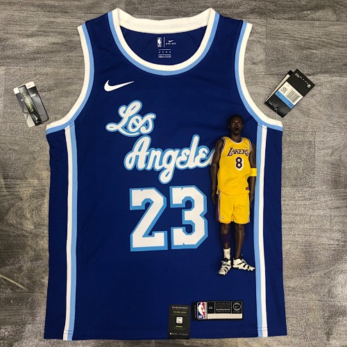 Los Angeles Lakers LeBron James #23 Retro Edition Basketball Jersey