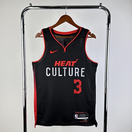 Miami Heat #3 City Edition Basketball Jersey