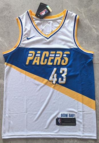 Indiana Pacers City Edition White Basketball Jersey