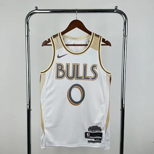 Chicago Bulls #0 City Edition 25 Season Basketball Jersey