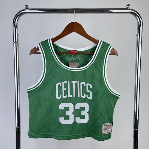 Boston Celtics #33 Retro Edition Green Women's Basketball Jersey