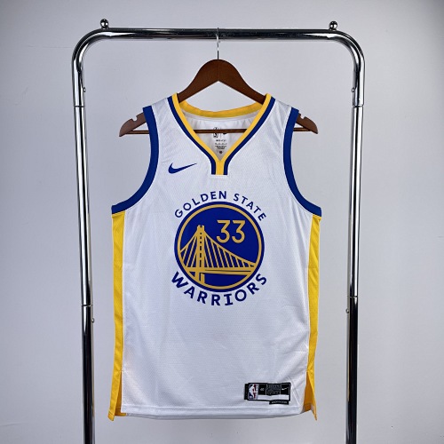 Golden State Warriors #33 White 23 Season Basketball Jersey