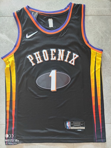 Phoenix Suns Devin Booker City Edition Black Basketball Jersey