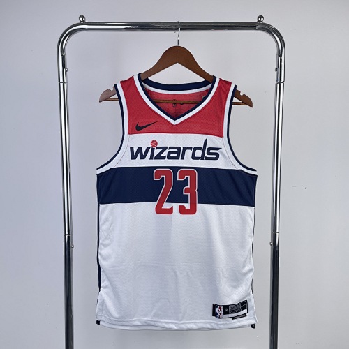 Washington Wizards Michael Jordan #23 Home White 23 Season Basketball Jersey