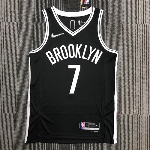 Brooklyn Nets Kevin Durant #7 Black Basketball Jersey