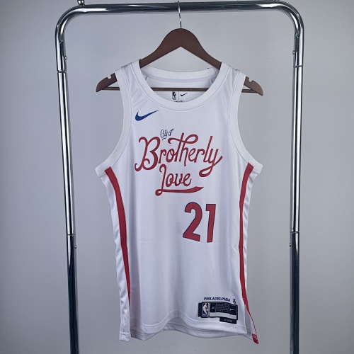 Philadelphia 76ers Joel Embiid #21 City Edition 23 Season Basketball Jersey