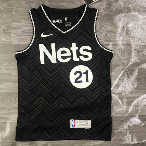 Brooklyn Nets #21 21 Season Basketball Jersey