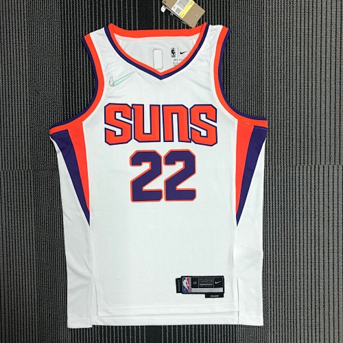 Phoenix Suns #22 White Basketball Jersey
