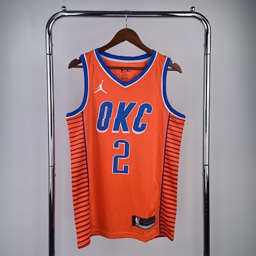 Oklahoma City Thunder Shai Gilgeous-Alexander #2 Limited Edition Jumpman Basketball Jersey