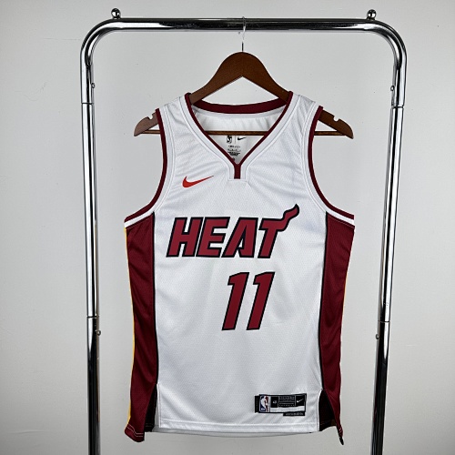 Miami Heat #11 Home White Basketball Jersey