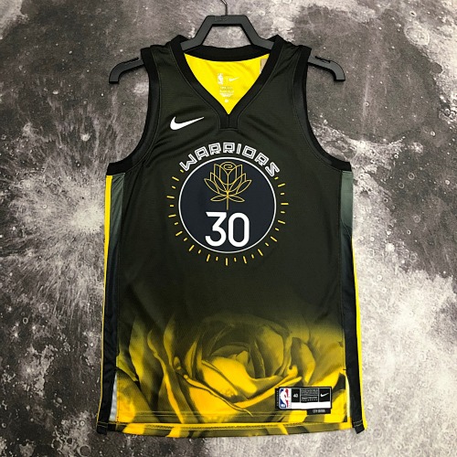Golden State Warriors Stephen Curry #30 City Edition 23 Season Basketball Jersey