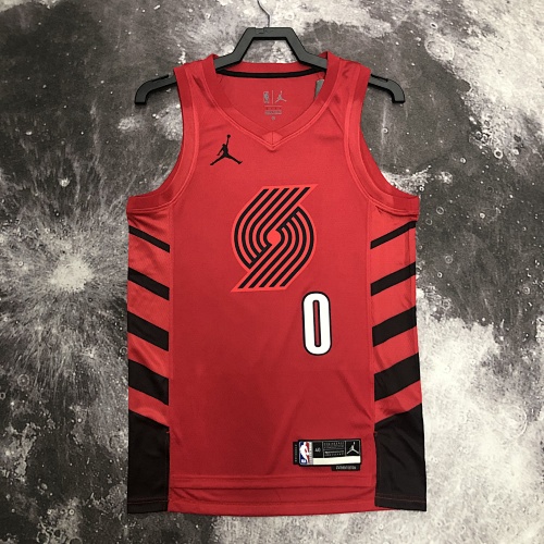 Portland Trail Blazers Damian Lillard #0 Limited Edition Jumpman 23 Season Basketball Jersey