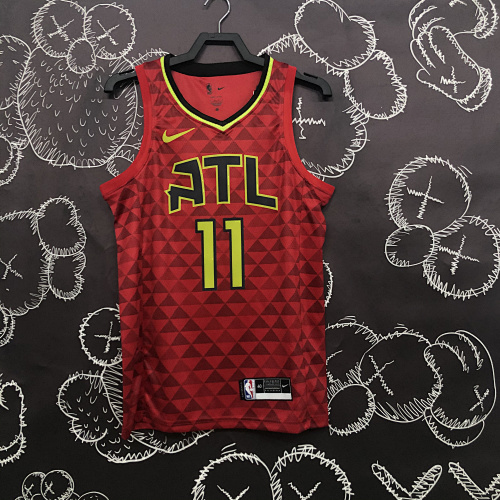 Atlanta Hawks Trae Young #11 Red Basketball Jersey
