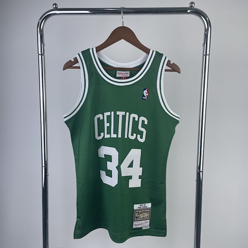 Boston Celtics #34 Retro Edition Green 08 Season Basketball Jersey