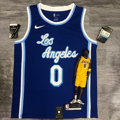 Los Angeles Lakers #0 Retro Edition Basketball Jersey