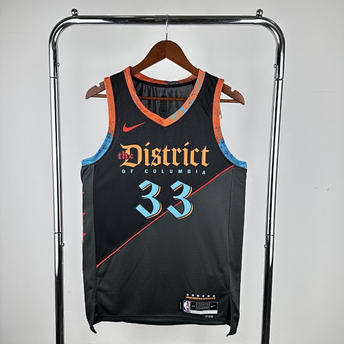 Washington Wizards #33 City Edition 24 Season Basketball Jersey