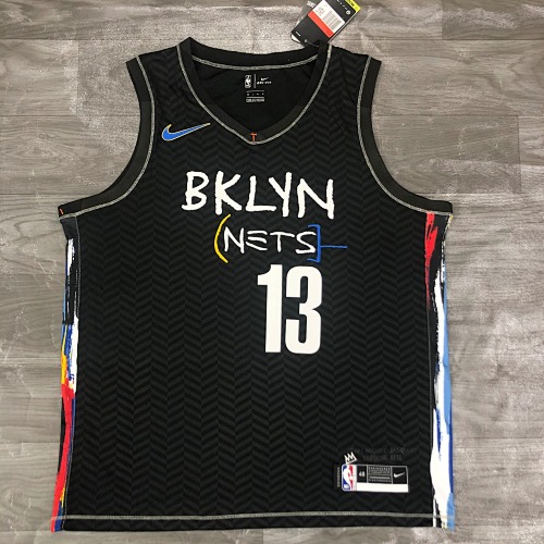 Brooklyn Nets James Harden #13 City Edition 21 Season Basketball Jersey
