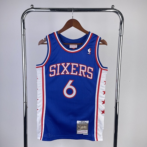 Philadelphia 76ers Kyrie Irving #6 Retro Edition 83 Season Basketball Jersey