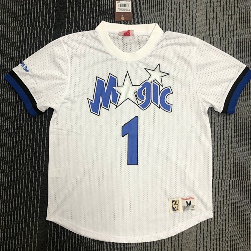 Orlando Magic #1 Retro Edition White Basketball Jersey