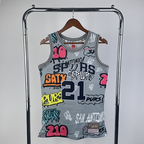 San Antonio Spurs #21 Retro Edition 99 Season Basketball Jersey