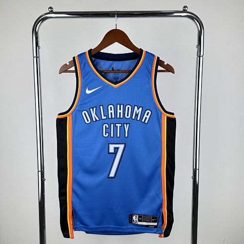 Oklahoma City Thunder Chet Holmgren #7 23 Season Basketball Jersey