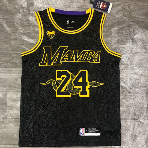 Los Angeles Lakers Black Basketball Jersey