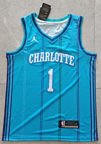 Charlotte Hornets LaMelo Ball Green Basketball Jersey