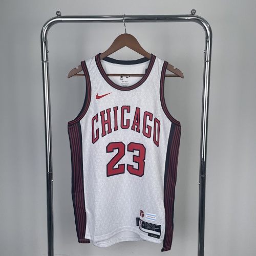Chicago Bulls Michael Jordan #23 City Edition 23 Season Basketball Jersey