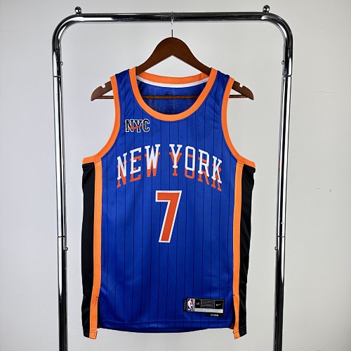 New York Knicks #7 City Edition 24 Season Basketball Jersey