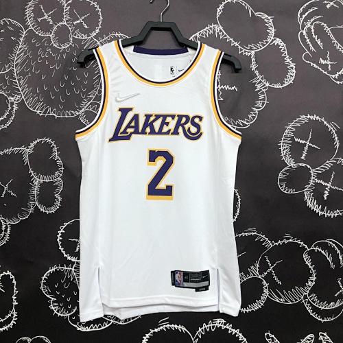 Los Angeles Lakers Kyrie Irving #2 White Basketball Jersey