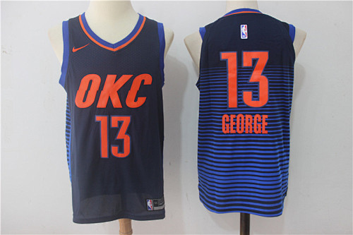 Oklahoma City Thunder Chris Paul #13 Player Edition Basketball Jersey