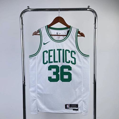 Boston Celtics #36 White 23 Season Basketball Jersey