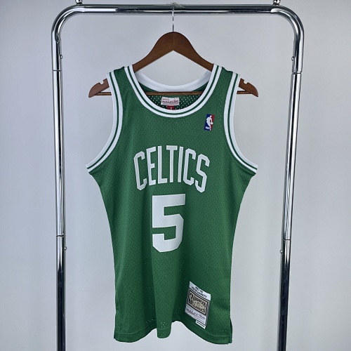 Boston Celtics #5 Retro Edition Green 08 Season Basketball Jersey