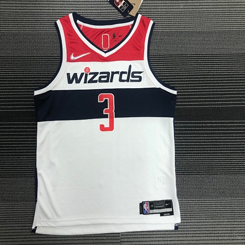 Washington Wizards Bradley Beal #3 White Basketball Jersey
