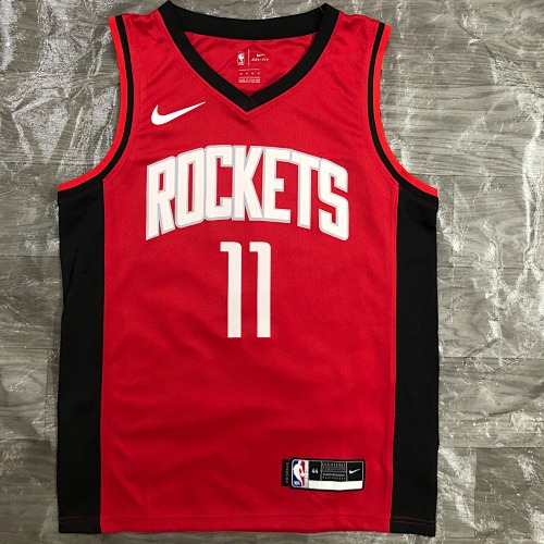 Houston Rockets #11 Red 21 Season Basketball Jersey