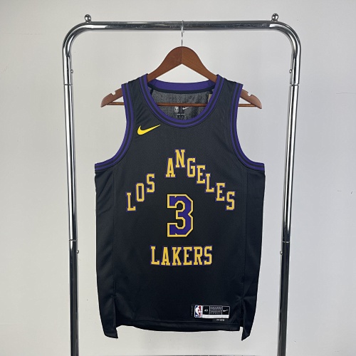 Los Angeles Lakers #3 City Edition 26 Season Basketball Jersey