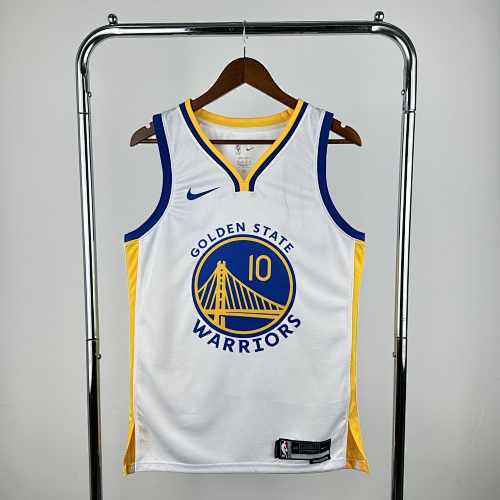 Golden State Warriors #10 White 23 Season Basketball Jersey