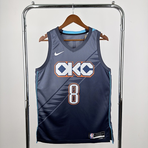 Oklahoma City Thunder Jalen Williams #8 City Edition 26 Season Basketball Jersey