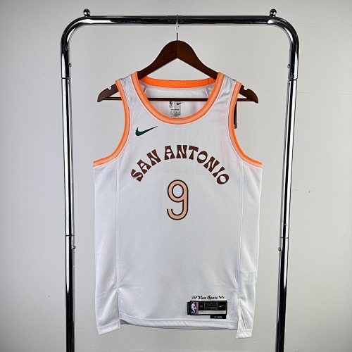San Antonio Spurs #9 City Edition 24 Season Basketball Jersey