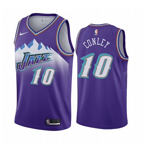 Utah Jazz Retro Edition Fan Edition Purple Basketball Jersey