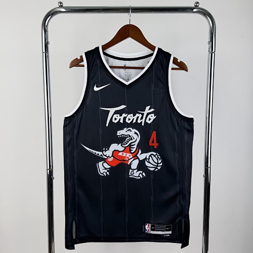 Toronto Raptors #4 City Edition 26 Season Basketball Jersey