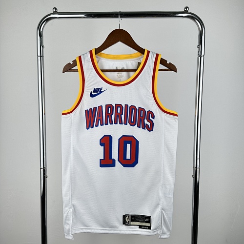Golden State Warriors #10 Retro Edition 25 Season Basketball Jersey