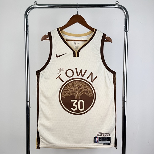 Golden State Warriors Stephen Curry #30 City Edition 26 Season Basketball Jersey