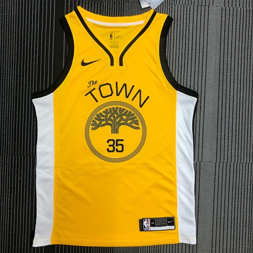 Golden State Warriors Kevin Durant #35 18 Season Basketball Jersey