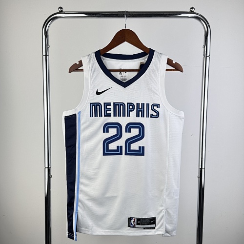 Memphis Grizzlies #22 Home White 23 Season Basketball Jersey