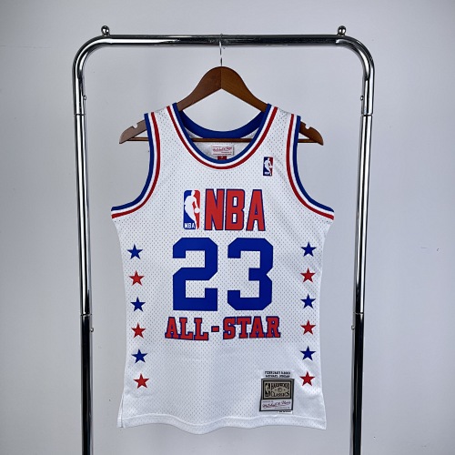 Michael Jordan #23 Retro Edition All-Star White 03 Season Basketball Jersey